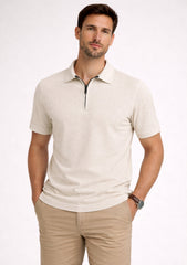 Cross fit Zipper Polo