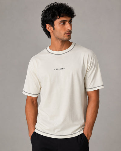 OBSESSED. HIGH RIB DROP TEE Zero Degree